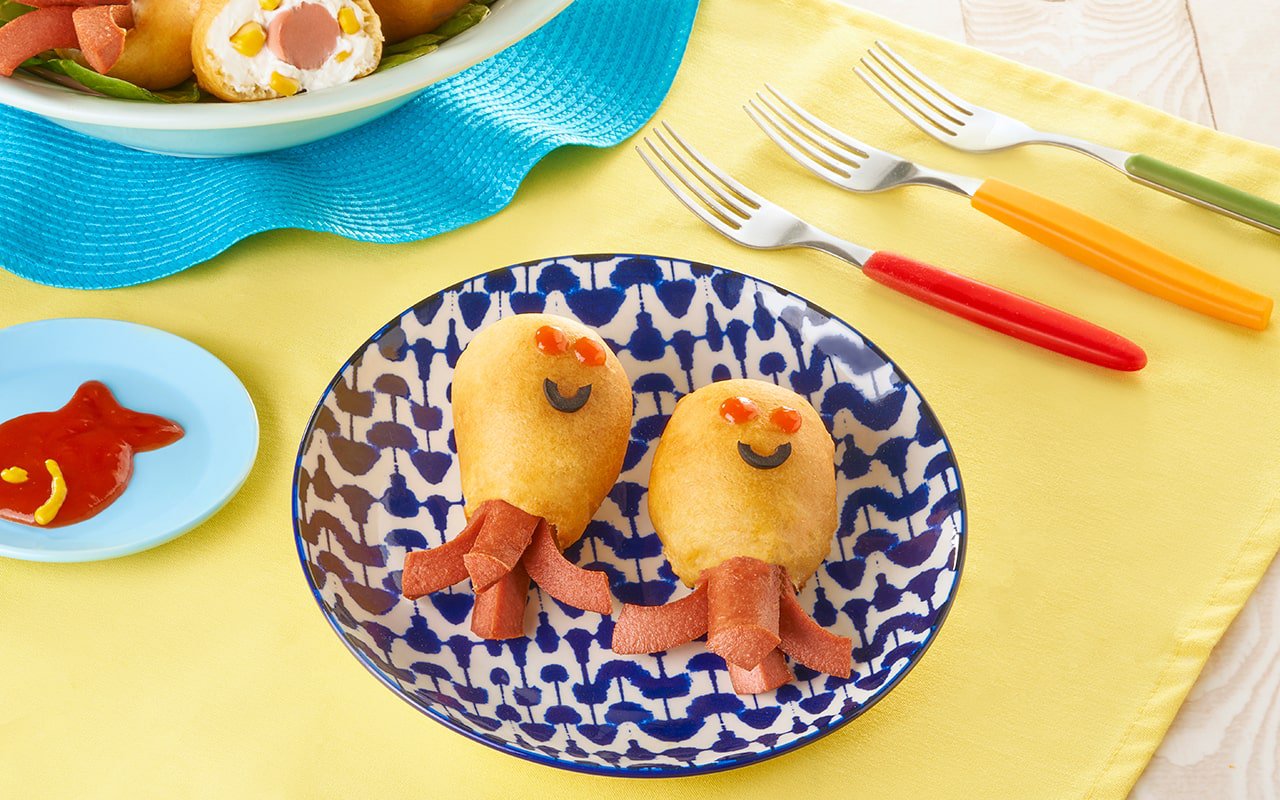 Banderillas de salchipulpo