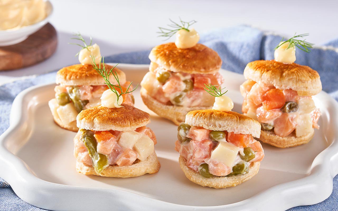 Bocadillos de Salmón