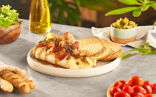 Queso Horneado con Mermelada