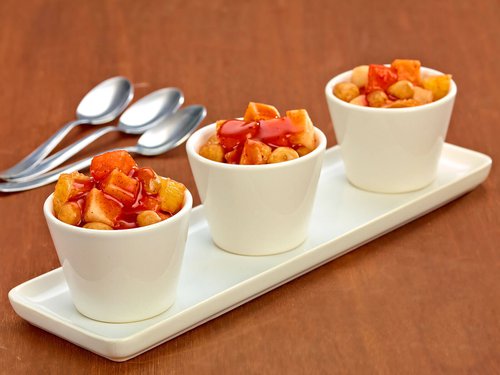 Michoacán style cold Gazpacho with chamoy sauce