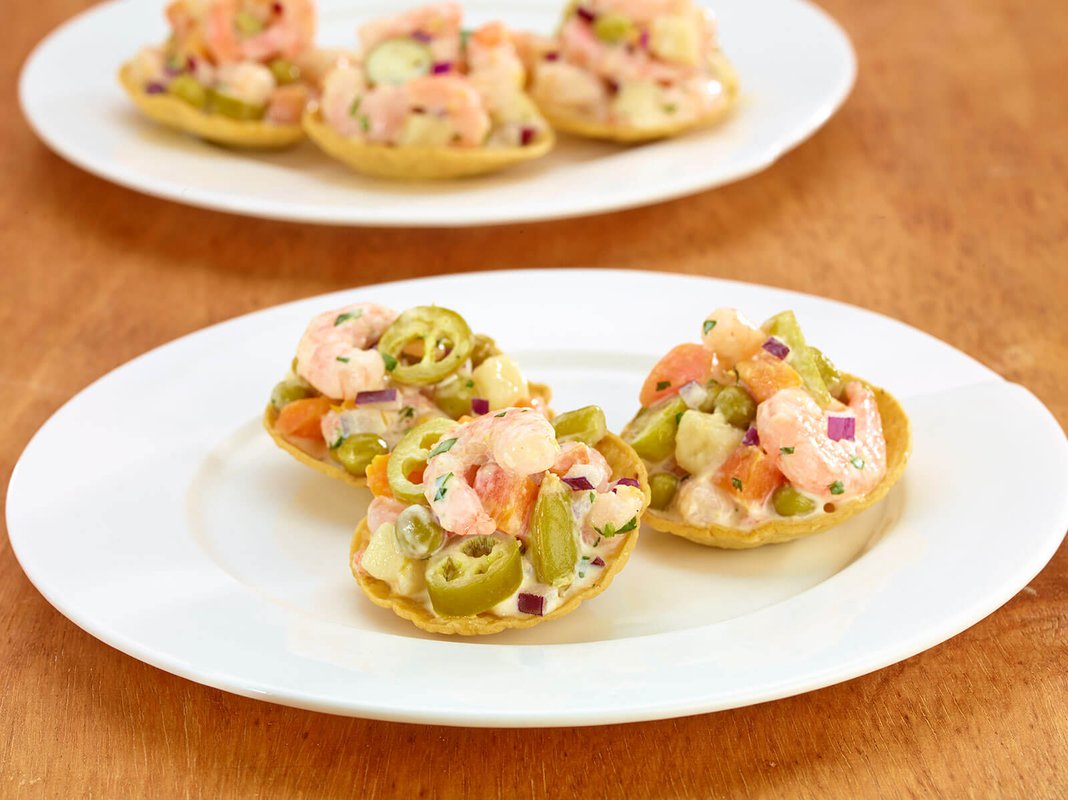 Shrimp chilapitas with serrano pepper