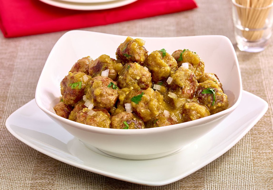 Albóndigas fritas al serrano