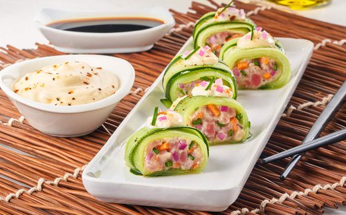 Sushi de pepino