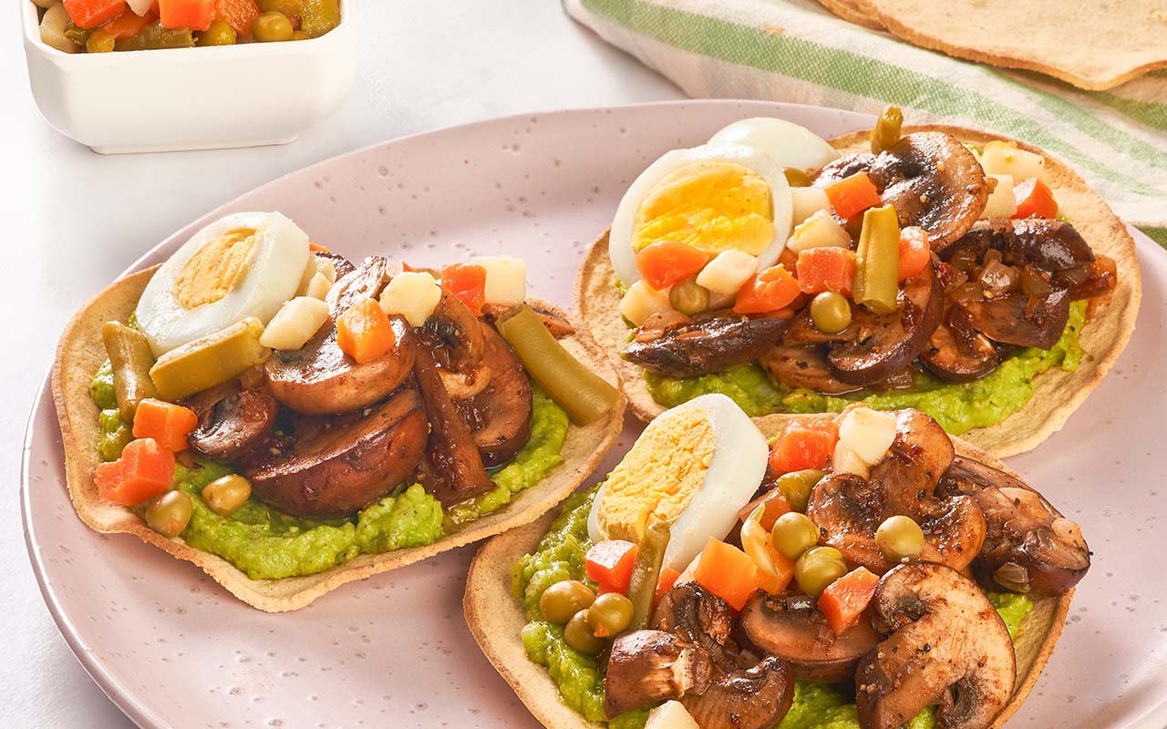 Tostadas de champiñones