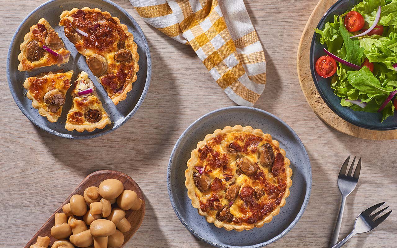 Quiche de Champiñones