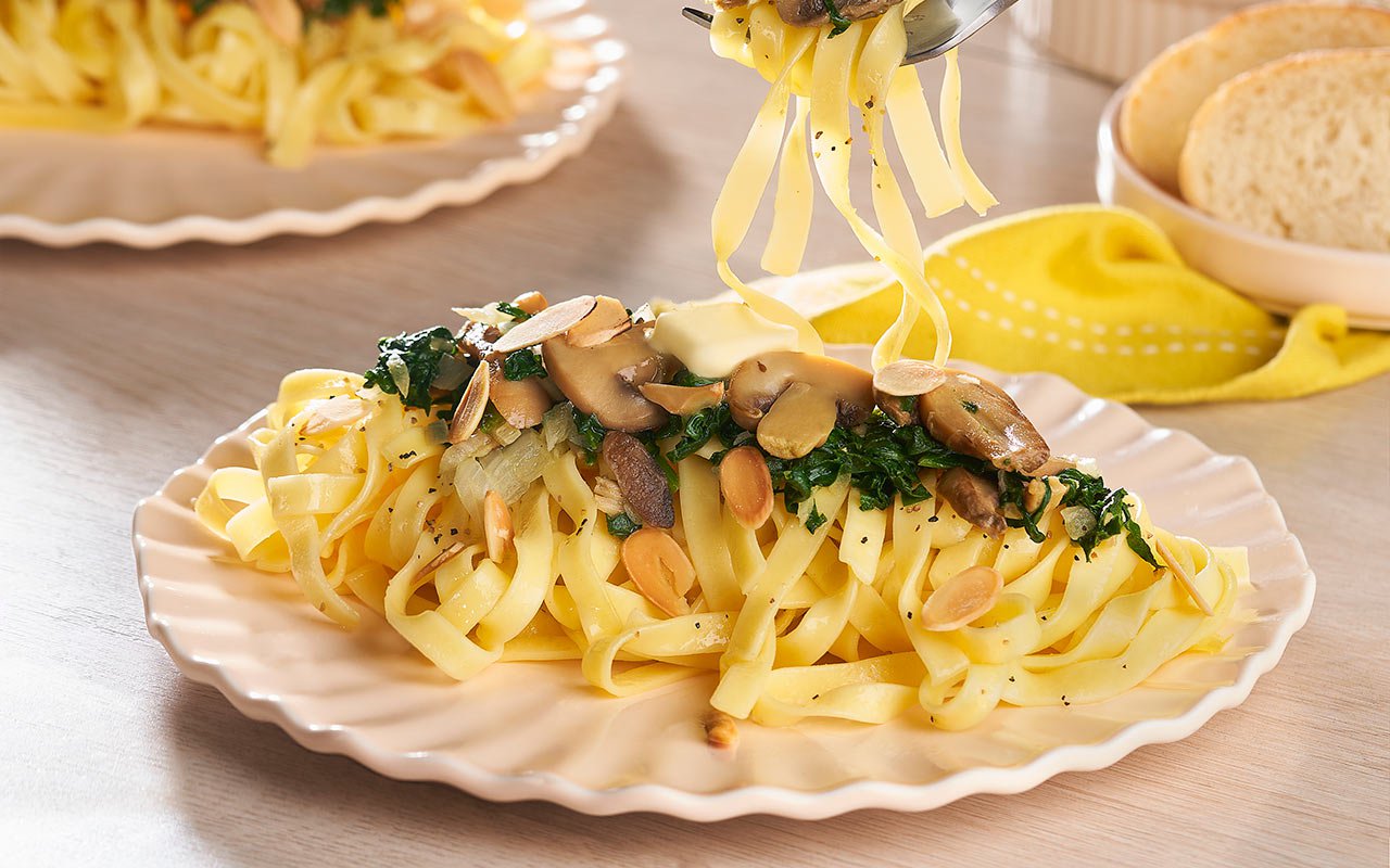 Pasta con Champiñones