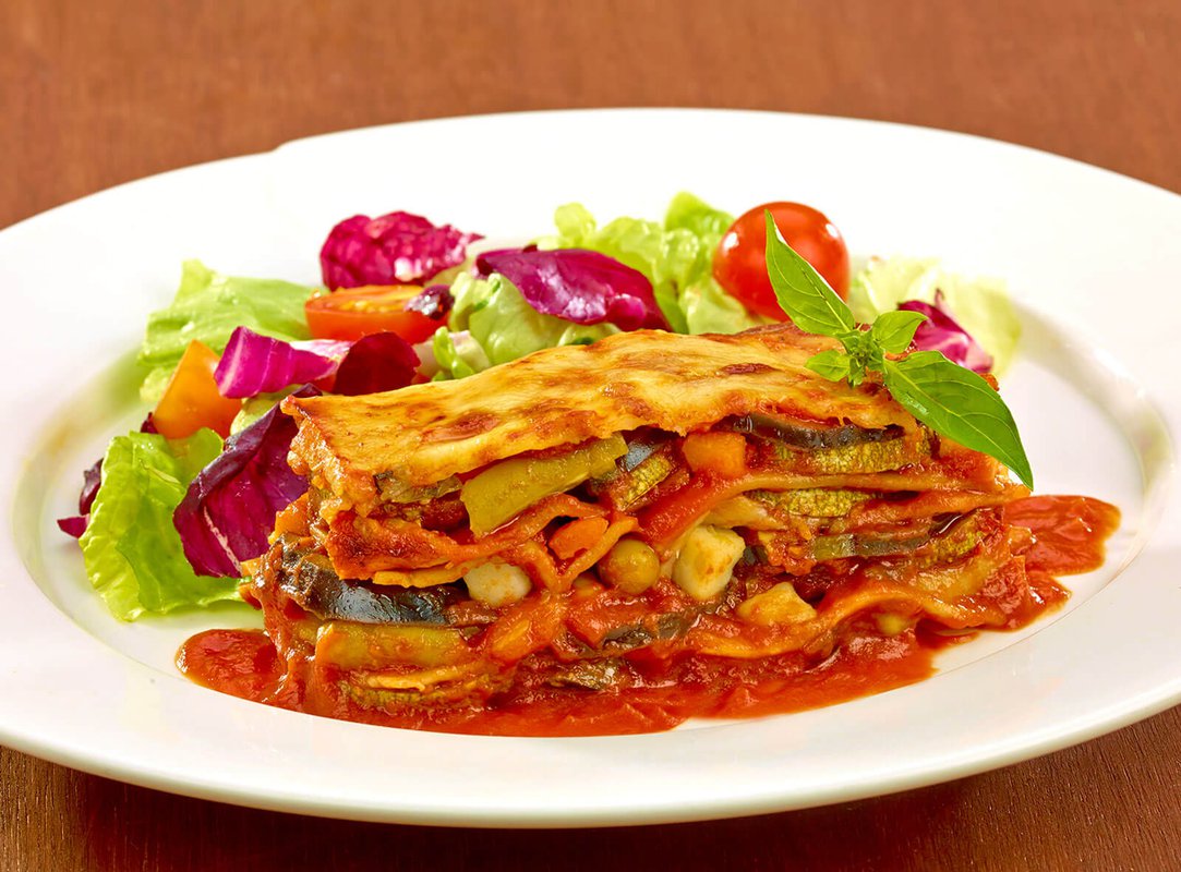 Eggplant and zucchini Lasagne