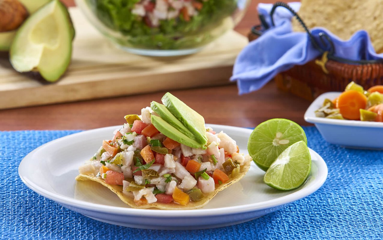 Tostadas de cebiche