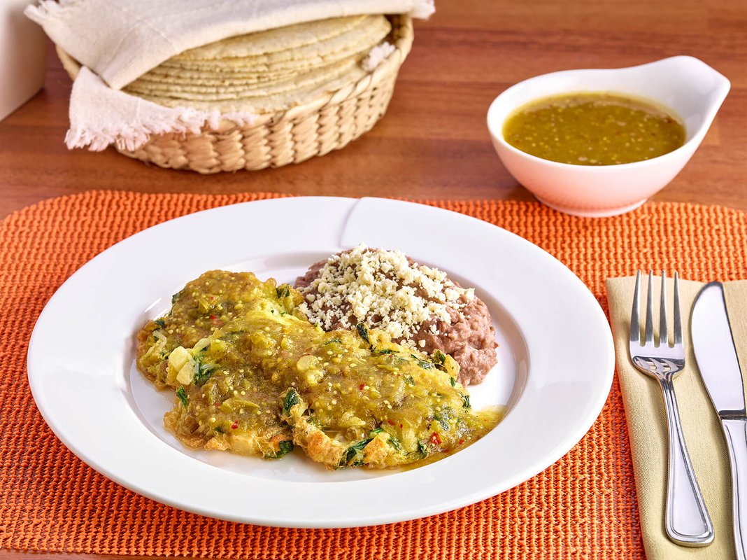 Vegetable Patties in Green Sauce