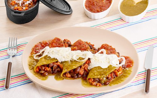 Enchiladas Tricolor