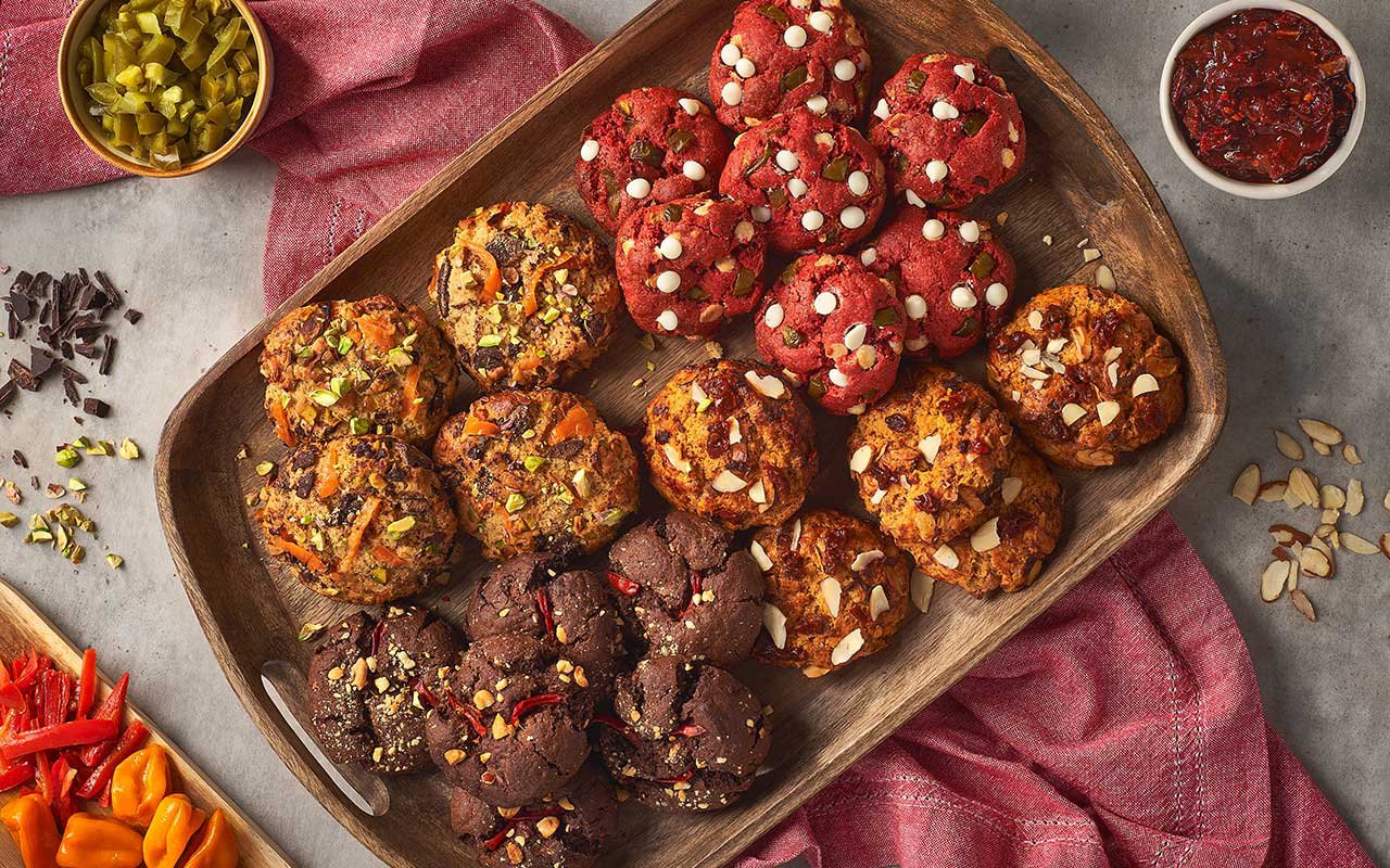 Mini cookies picantes