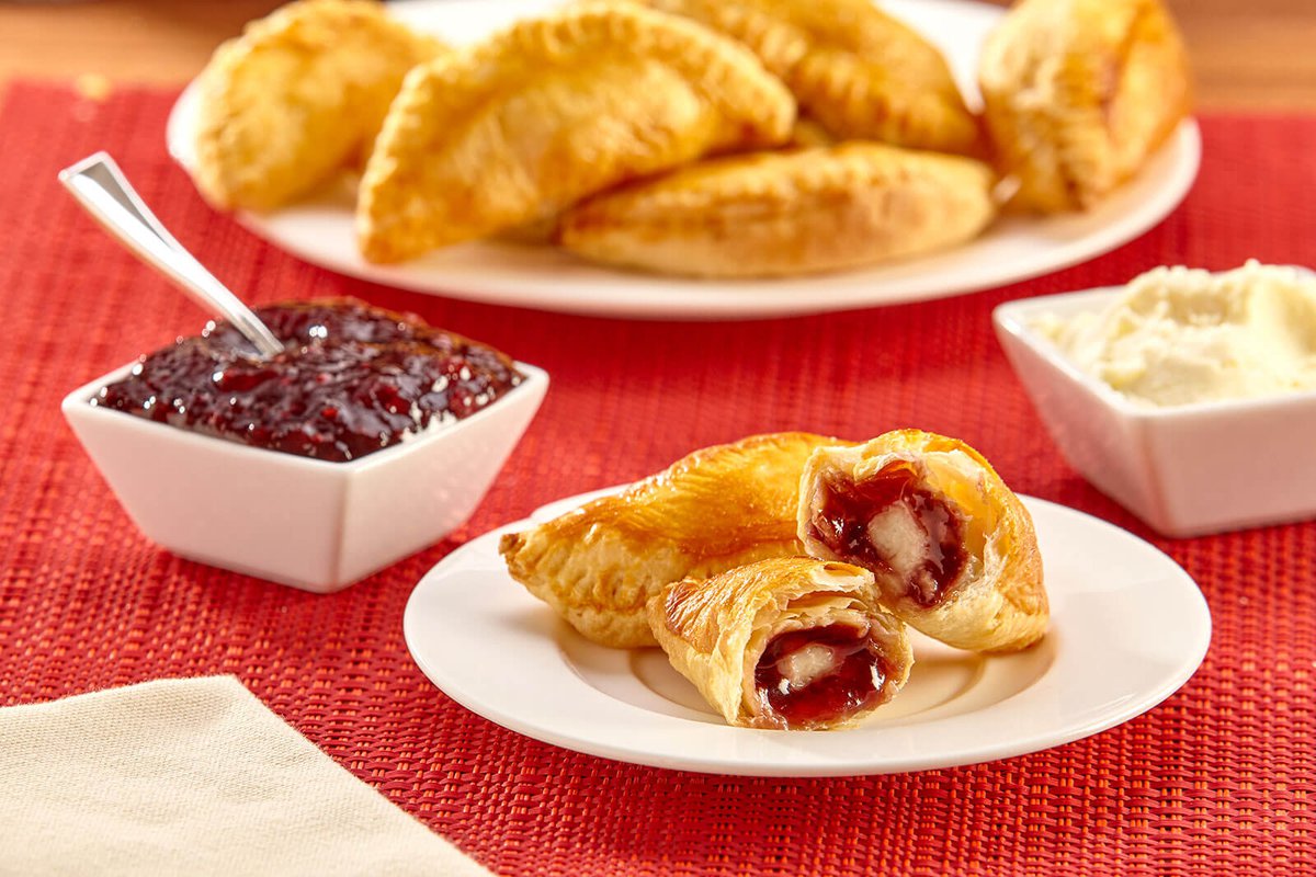 Empanadas de zarzamora con queso