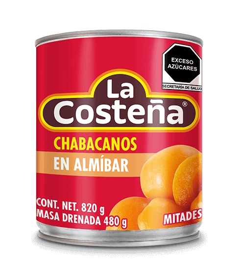 Chabacanos en almíbar mitades La Costeña®