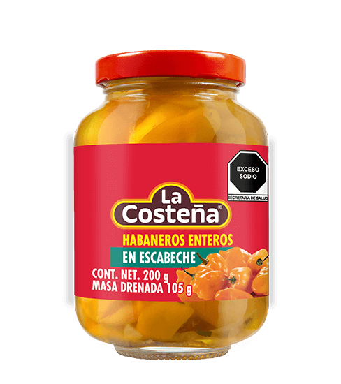 habaneros enteros en escabeche