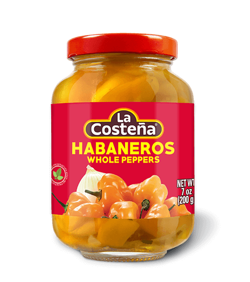 habaneros enteros en escabeche