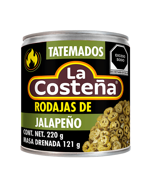 Rodajas de Jalapeño Tatemados