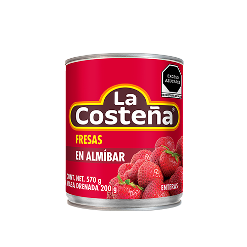 Fresas en almíbar