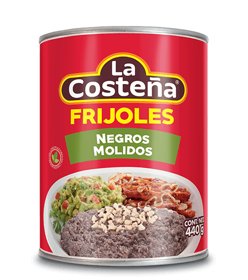 frijoles negros molidos