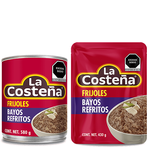 frijoles bayos refritos