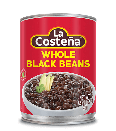 frijoles negros enteros