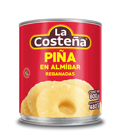 piña en almíbar rebanadas