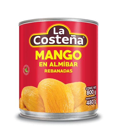 mango en almíbar rebanadas