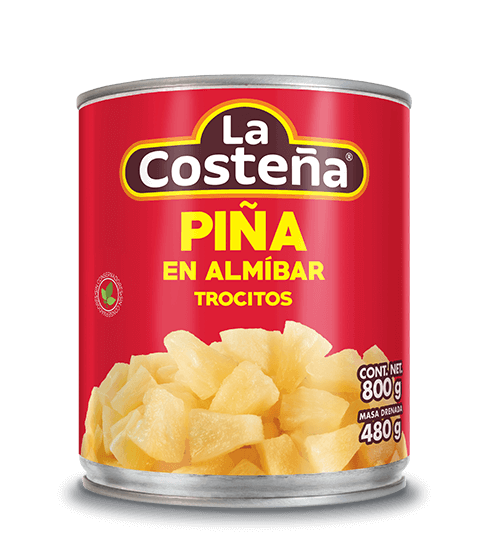 piña en almíbar trocitos