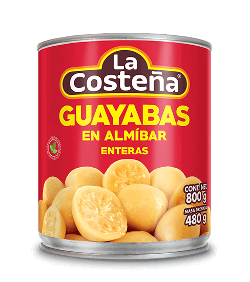 guayabas en almíbar enteras