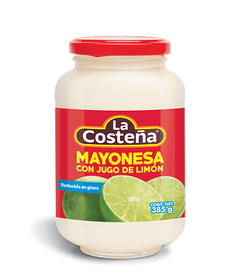 mayonesa con jugo de limón reducida en grasa