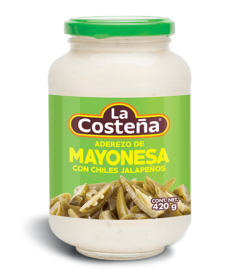 aderezo de mayonesa con chiles jalapeños