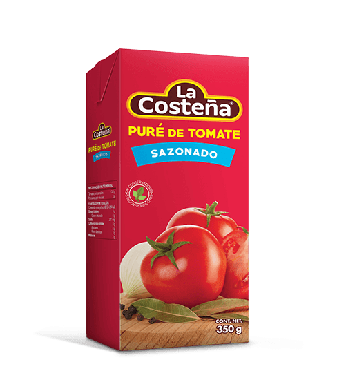puré de tomate sazonado