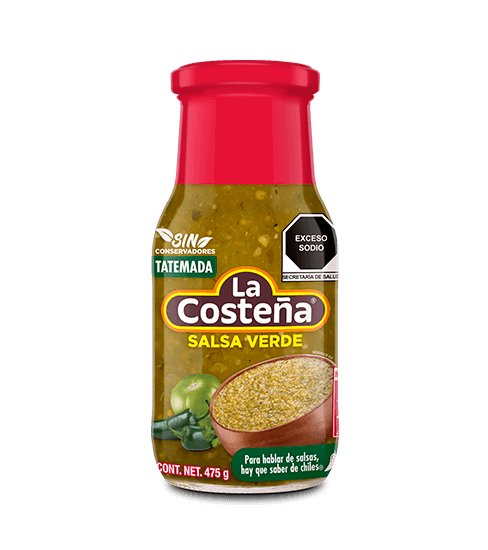 Salsa verde tatemada