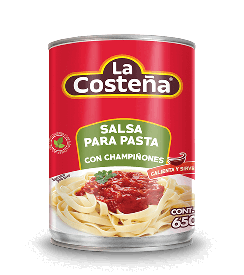 salsa para pasta con champiñones