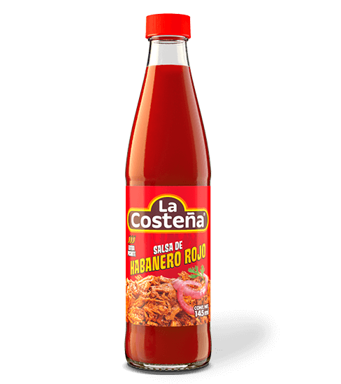 Salsa de habanero rojo