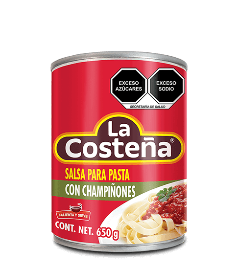 salsa para pasta con champiñones
