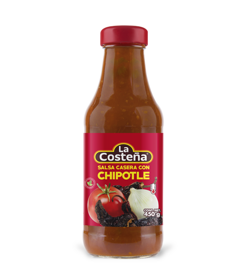 Salsa casera con chipotle