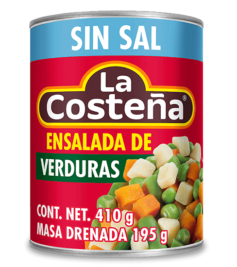 ensalada de verduras sin sal