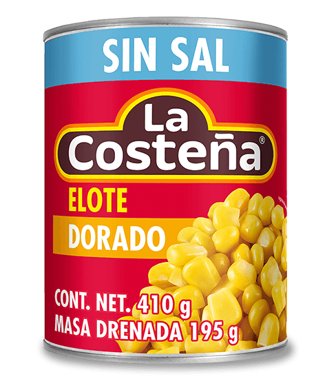 elote dorado sin sal